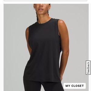 All Yours Tank Top lululemon black size 18